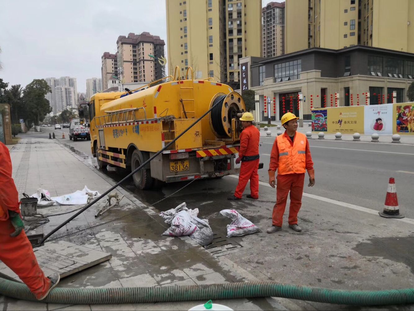 定远排污管道清淤-管道清洗